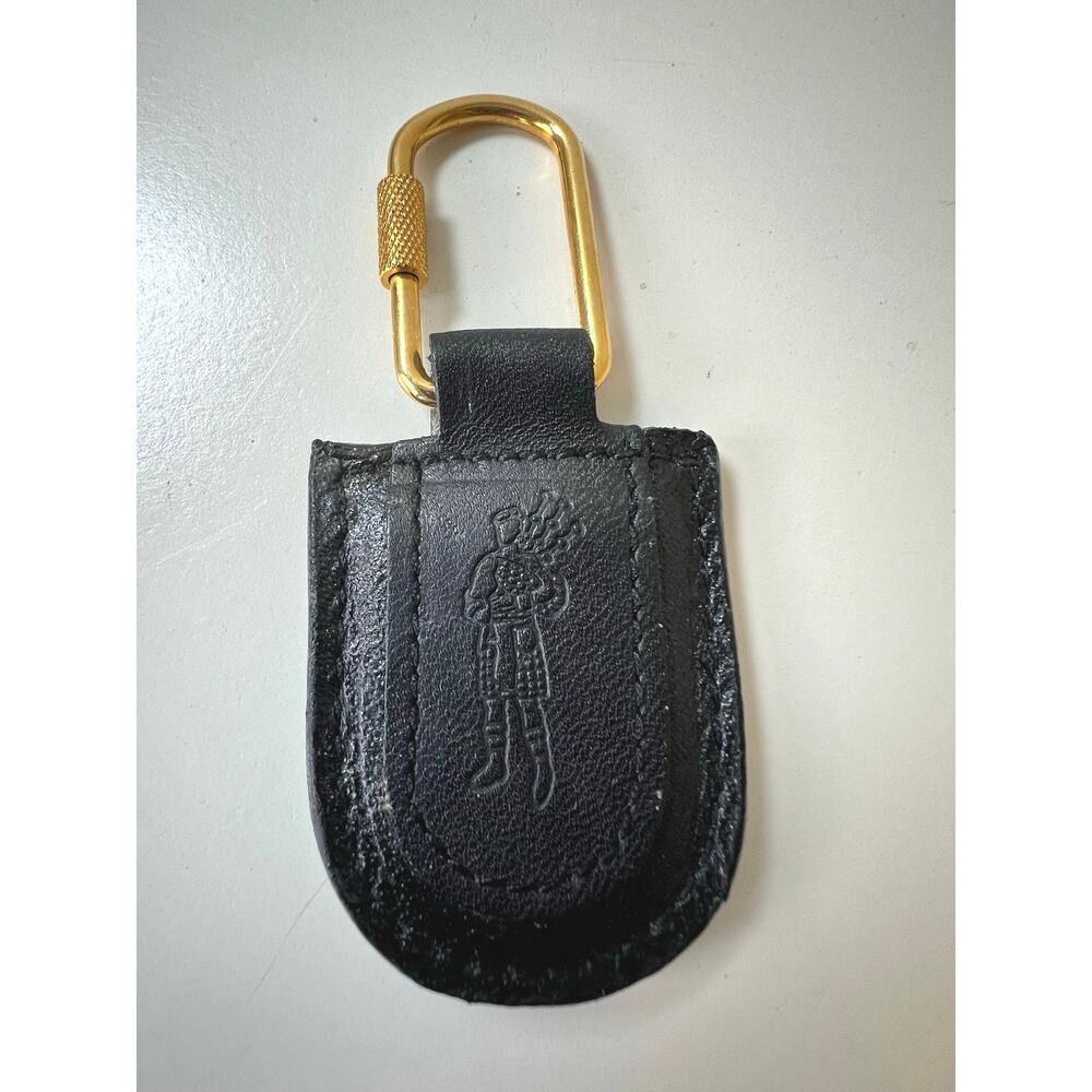 Unisex Minimalist Key Ring Key Fob Black